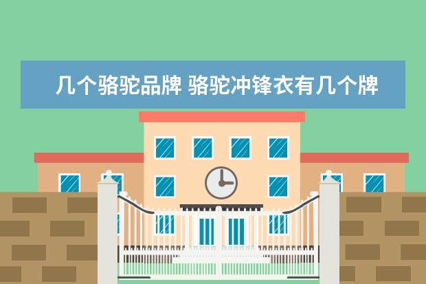几个骆驼品牌 骆驼冲锋衣有几个牌子