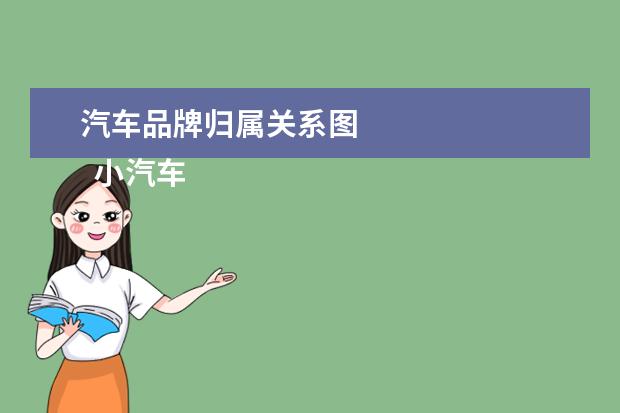 汽车品牌归属关系图 
  小汽车标志大全及名字3