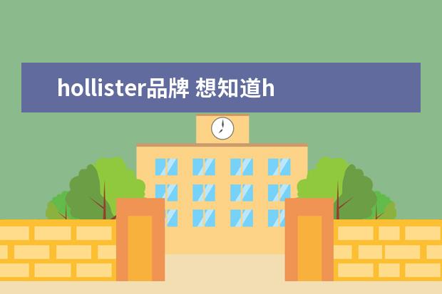 hollister品牌 想知道hollister品牌详细的历史和介绍