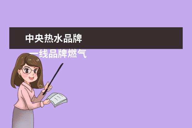中央热水品牌 
  一线品牌燃气热水器排名