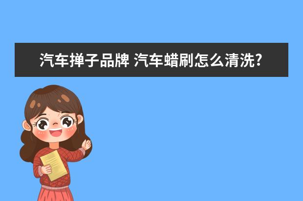 汽车掸子品牌 汽车蜡刷怎么清洗?