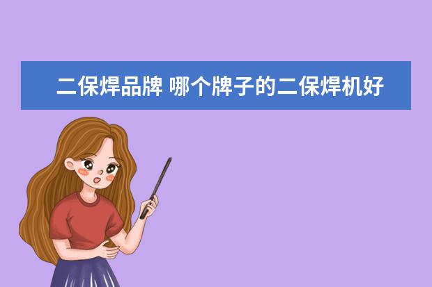 二保焊品牌 哪个牌子的二保焊机好