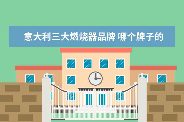意大利三大燃烧器品牌 哪个牌子的燃气壁挂炉好用?