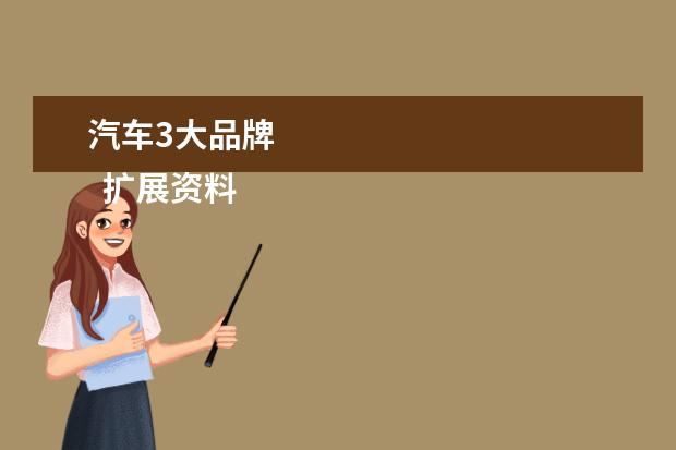 汽车3大品牌 
  扩展资料