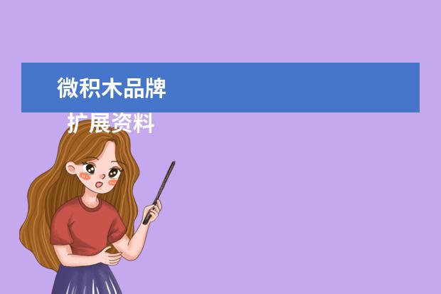 微积木品牌 
  扩展资料
  <br/>