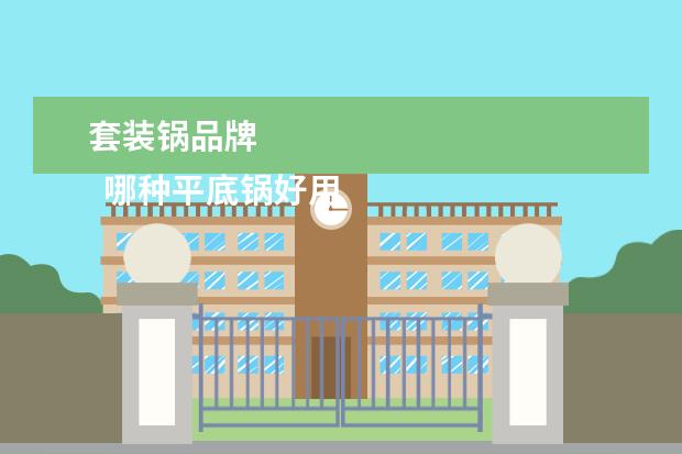 套装锅品牌 
  哪种平底锅好用3