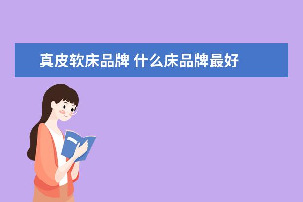 真皮软床品牌 什么床品牌最好