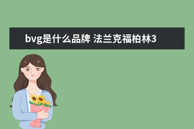 bvg是什么品牌 法兰克福柏林3日游德国行程安排