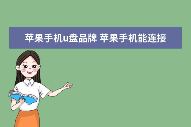 苹果手机u盘品牌 苹果手机能连接u盘或者移动硬盘么