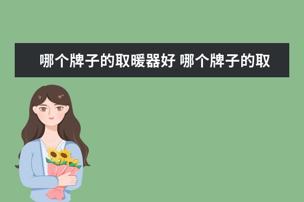 哪个牌子的取暖器好 哪个牌子的取暖器不错呢？