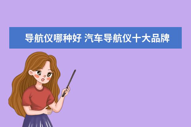 导航仪哪种好 汽车导航仪十大品牌