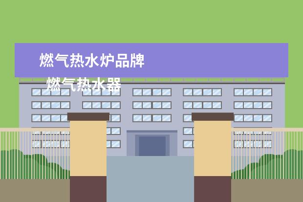 燃气热水炉品牌 
  燃气热水器排名前十名