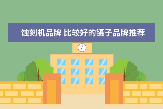 蚀刻机品牌 比较好的镊子品牌推荐下?