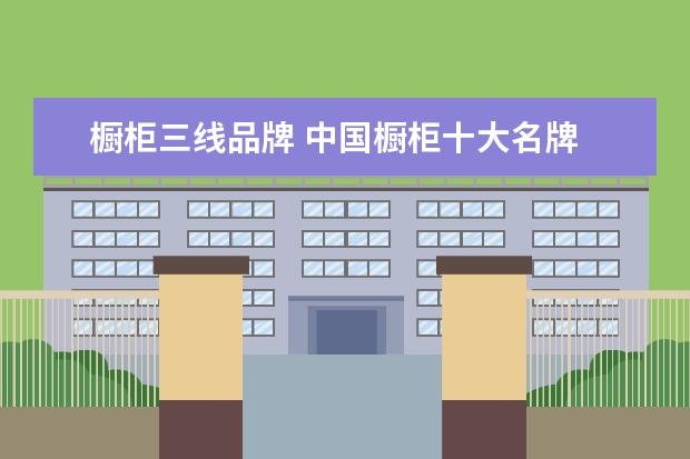 橱柜三线品牌 中国橱柜十大名牌