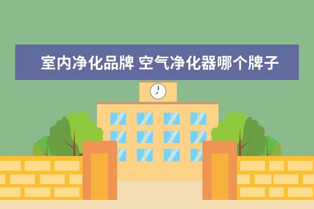 室内净化品牌 空气净化器哪个牌子好?