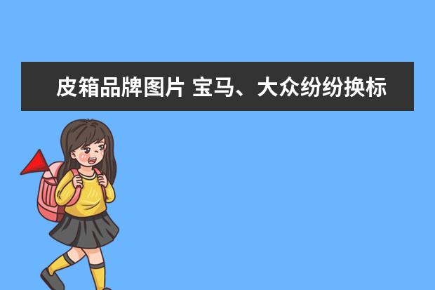 皮箱品牌图片 宝马、大众纷纷换标 被“拍扁”的车标是新时代标配?...