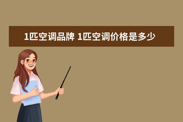 1匹空调品牌 1匹空调价格是多少空调的品牌有哪些