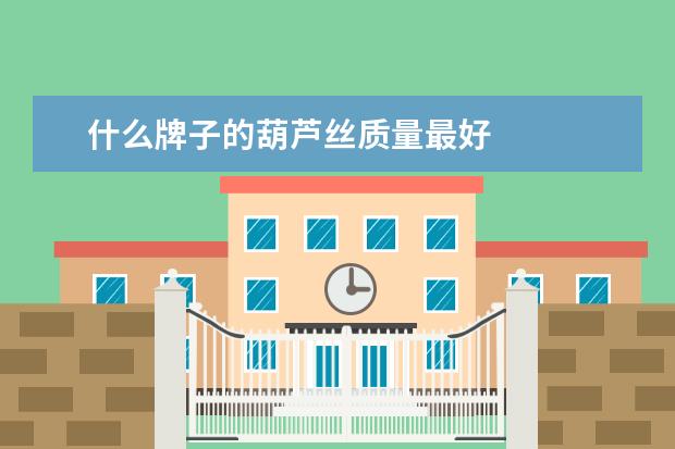 什么牌子的葫芦丝质量最好