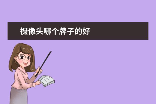 摄像头哪个牌子的好