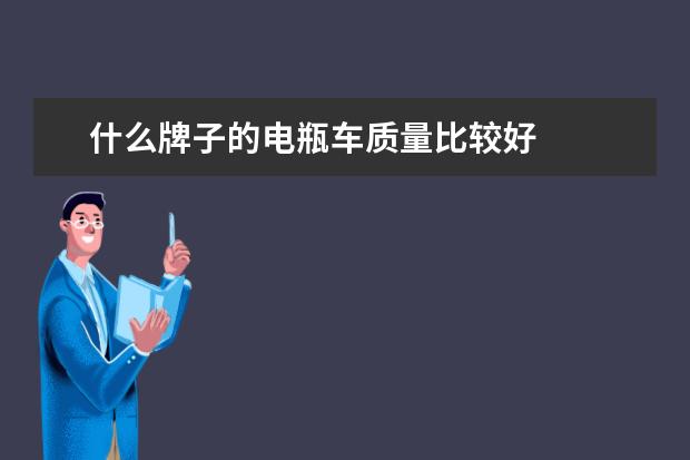 什么牌子的电瓶车质量比较好