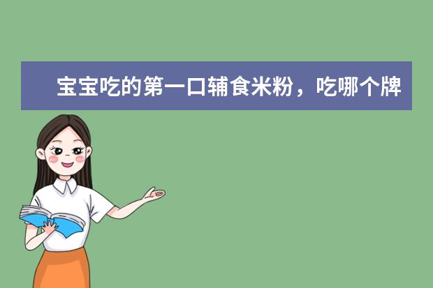 宝宝吃的第一口辅食米粉，吃哪个牌子的米粉比较好？