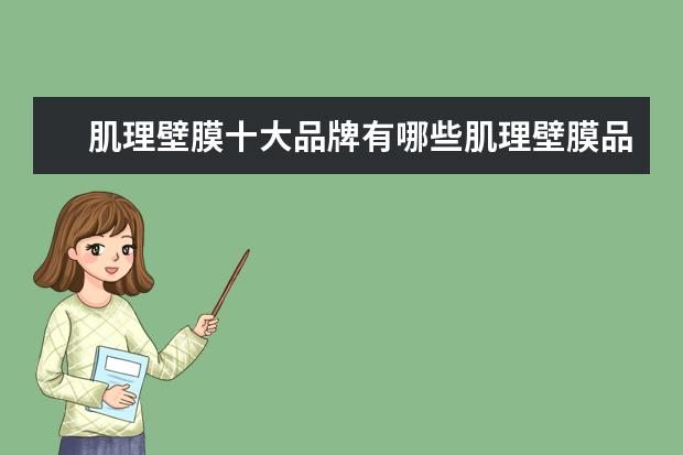 肌理壁膜十大品牌有哪些肌理壁膜品牌推荐