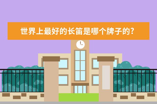 世界上最好的长笛是哪个牌子的?