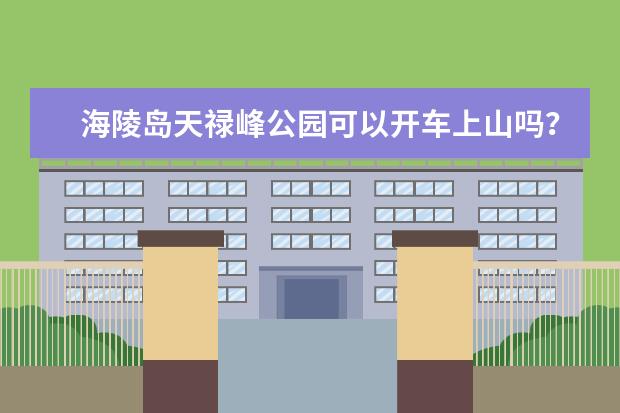 海陵岛天禄峰公园可以开车上山吗？