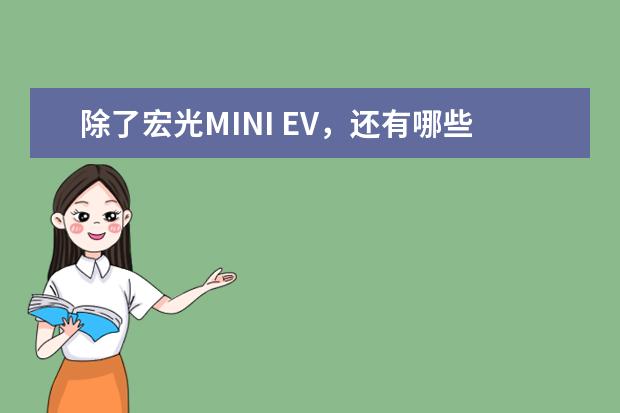 除了宏光MINI EV，还有哪些微型电动车值得推荐？