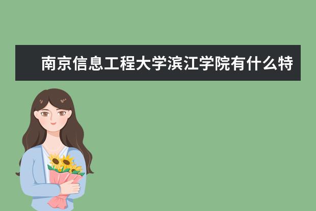 南京信息工程大学滨江学院有什么特色专业，专业排名如何