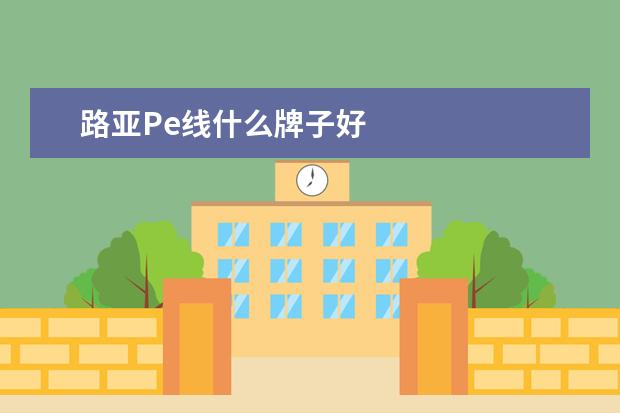 路亚Pe线什么牌子好