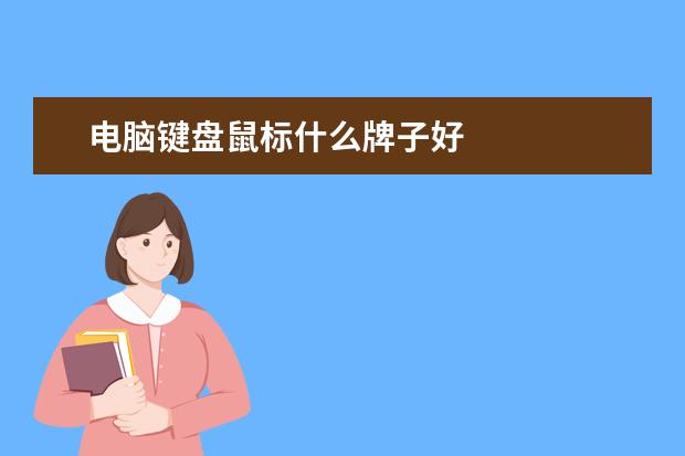 电脑键盘鼠标什么牌子好