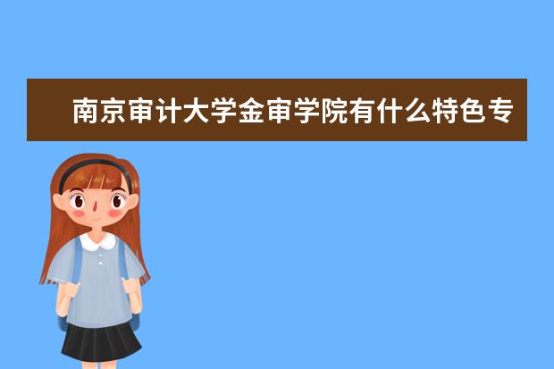 南京审计大学金审学院有什么特色专业，专业排名如何