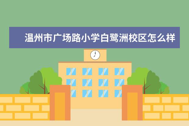 温州市广场路小学白鹭洲校区怎么样