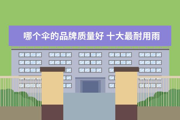 哪个伞的品牌质量好 十大最耐用雨伞品牌