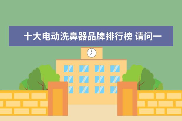 十大电动洗鼻器品牌排行榜 请问一下电动喷雾洗鼻器和电动洗鼻器有什么区别? 哪...