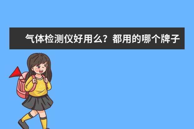 气体检测仪好用么？都用的哪个牌子的？