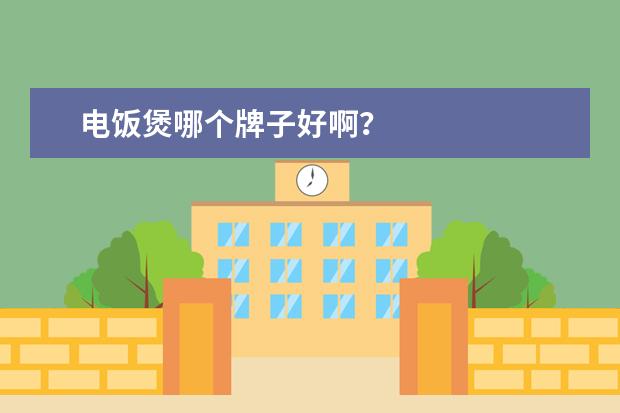 电饭煲哪个牌子好啊？