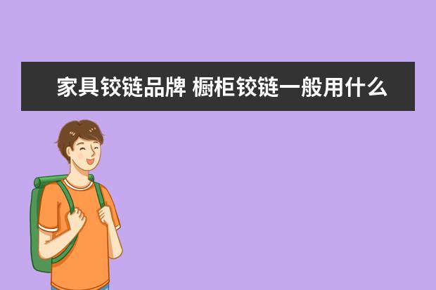 家具铰链品牌 橱柜铰链一般用什么牌子?