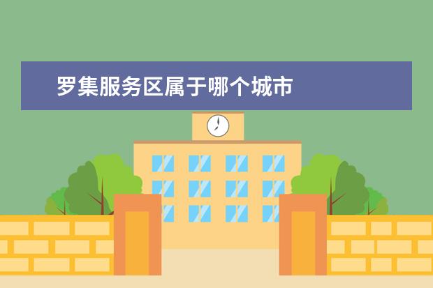 罗集服务区属于哪个城市