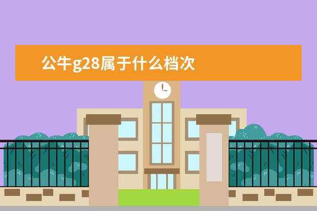 公牛g28属于什么档次
