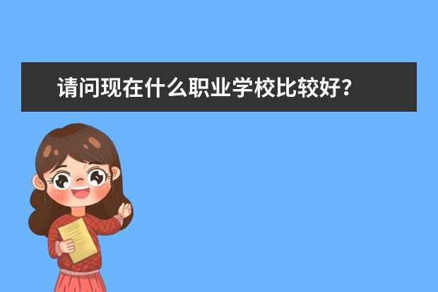 请问现在什么职业学校比较好？