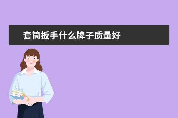 套筒扳手什么牌子质量好