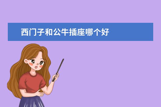 西门子和公牛插座哪个好