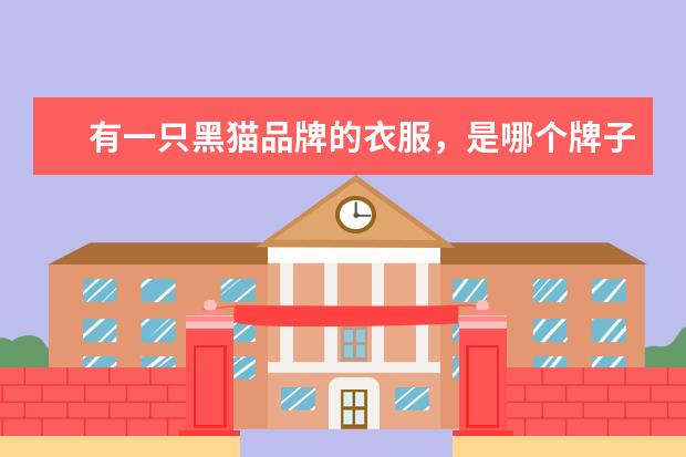 有一只黑猫品牌的衣服，是哪个牌子?急求