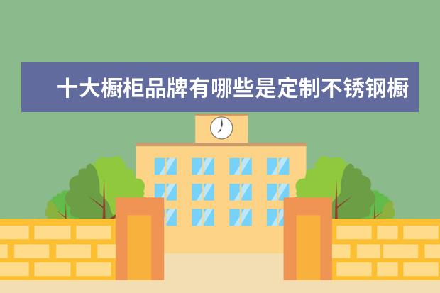 十大橱柜品牌有哪些是定制不锈钢橱柜的