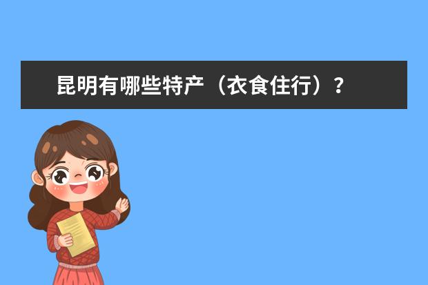 昆明有哪些特产（衣食住行）？