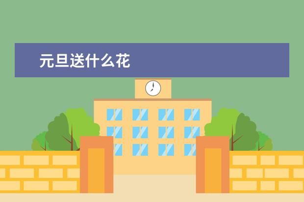 元旦送什么花