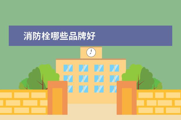 消防栓哪些品牌好