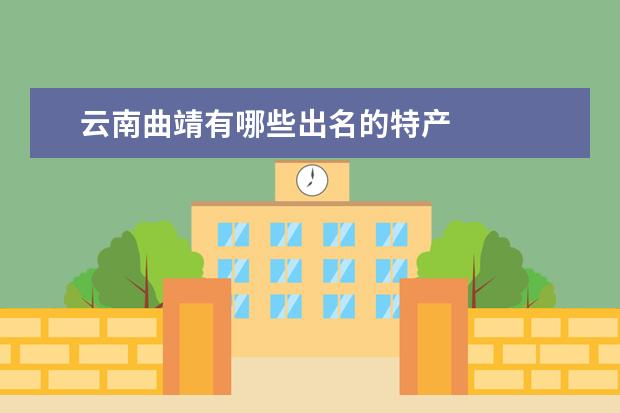 云南曲靖有哪些出名的特产